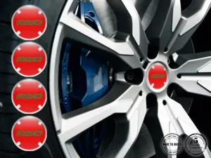 Rays Gewölbte Aufkleber Design Hochwertige Radembleme